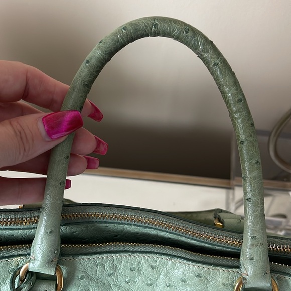 PRADA Ostrich BN1786 Struzzo Tote Bag - Picture 5 of 15